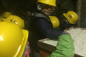 Dentro la miniera di talco