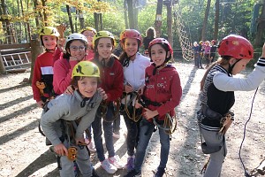 La classi quinte al Parco Avventura Tre Querce