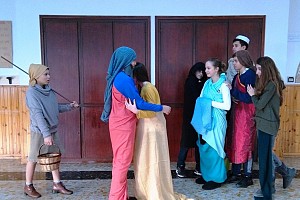 Incontro di Anna e Gioachino presso la porta aurea - Giotto