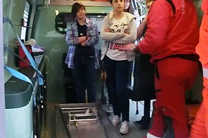 L'interno dell'ambulanza