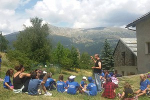 Don Claudio ci spiega il bel panorama!